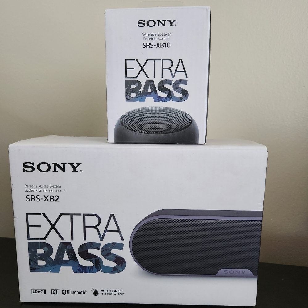 BNIB Sony Extra Bass speakers